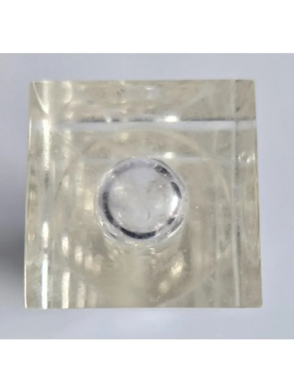 Modern Clear ACRYLIC Square Cubed RETRO ART DECO 6